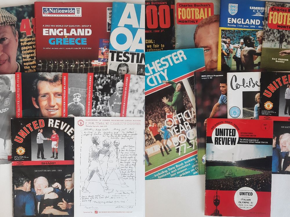 Lot 184: Football unsigned Programme and Magazine Collection. Manchester United...
