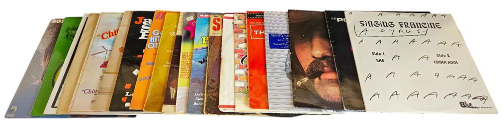 Lot 188: Vinyl record 20 LPs unsigned including Chitty Chitty...