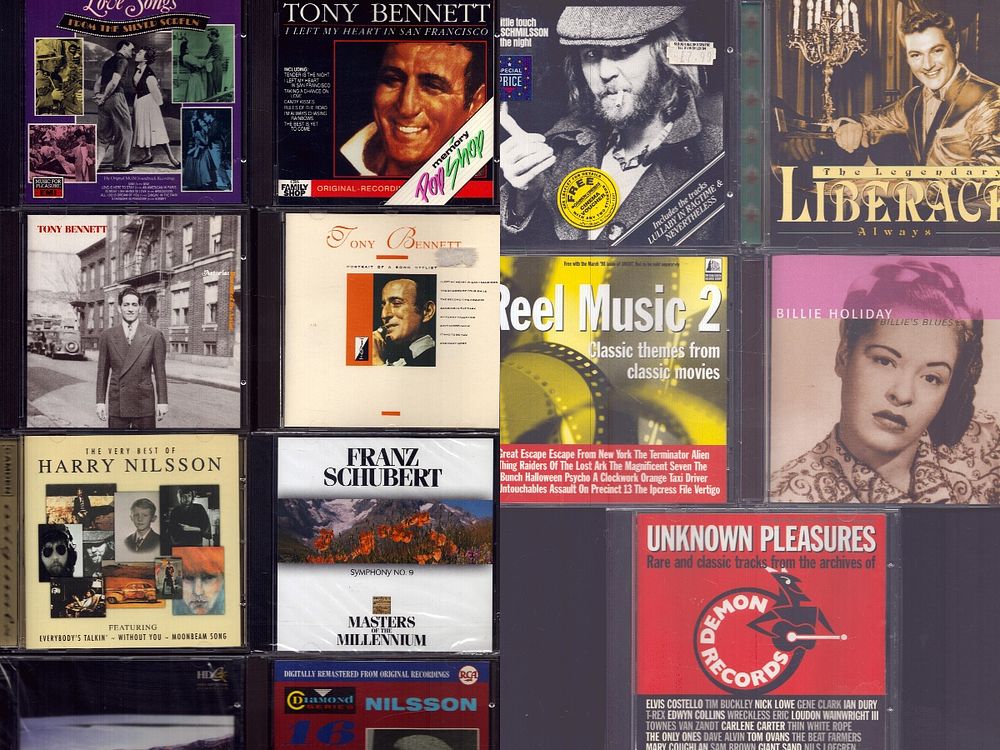 Lot 204: CD Collection of 13, including Billie Holiday, Tony...