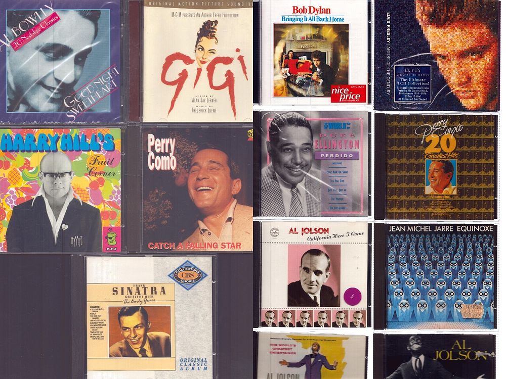 Lot 206: CD Collection of 13, including Frank Sinatra, Elvis...
