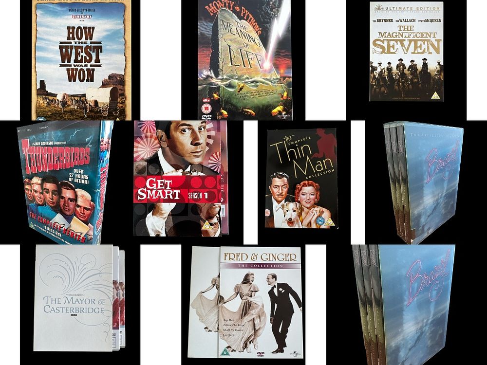 Lot 219: DVD Collection of 9, includes Thunderbirds The Complete...