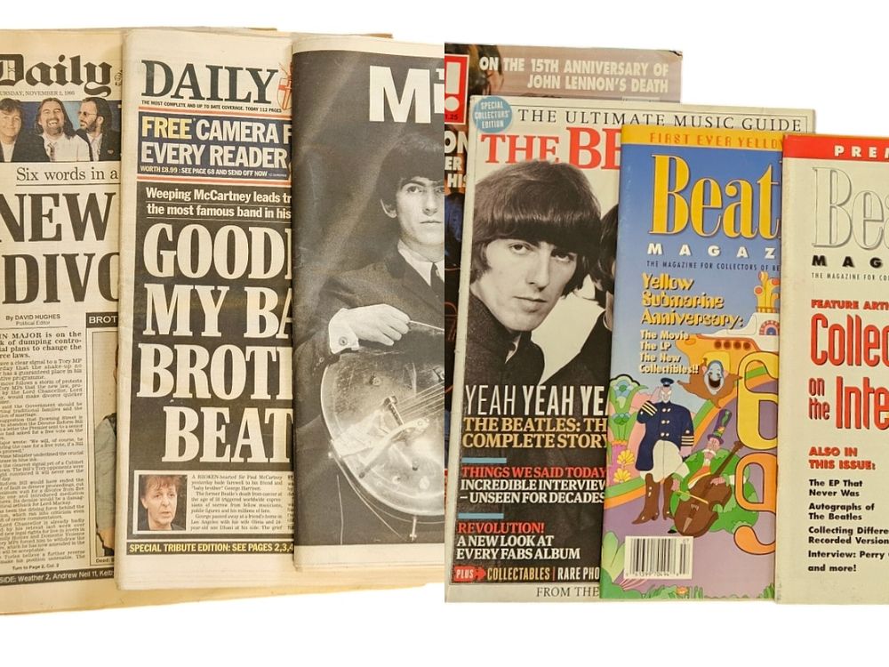 Lot 224: Collection of magazines and Magazines, includes Beatlology Vol....