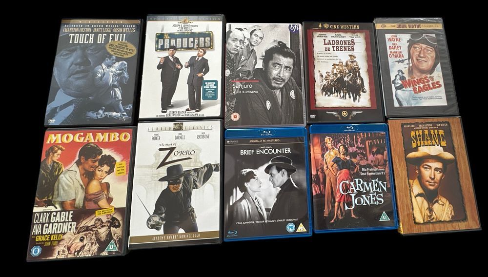 Lot 241: DVD Collection. Touch of Evil, The Producers, Sanjuro,...