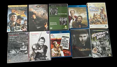 Lot 245: DVD Collection. Major Dundee, Moby Dick, The Agony...