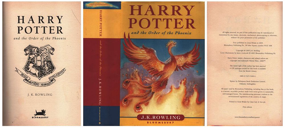 Lot 320: Harry Potter And The Order Of The Phoenix...