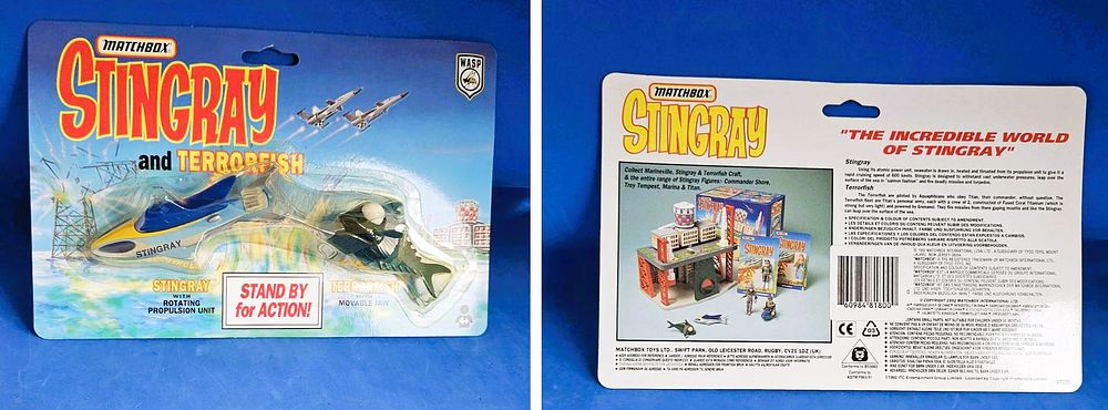 Lot 336: Matchbox Stingray And Terrorfish Twin Pack © 1992...