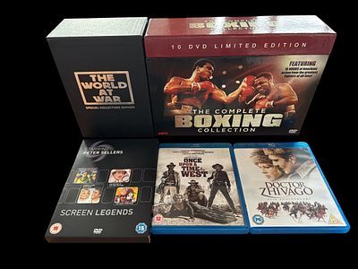 Lot 339: DVD Collection. Screen Legends, The World at War...
