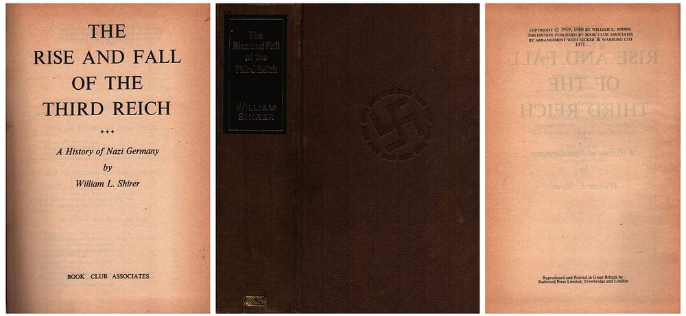 Lot 344: The Rise And Fall Of The Third Reich...