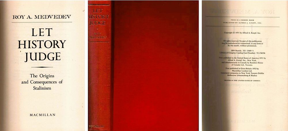 Lot 348: Let History Judge Hardback Book. The Origins and...