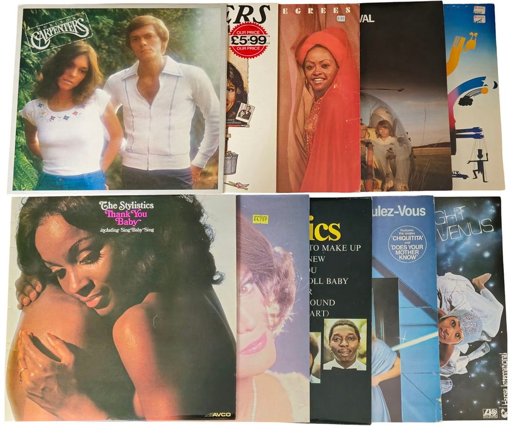 Lot 356: Record Collection. 10, 12 inch records from artists...