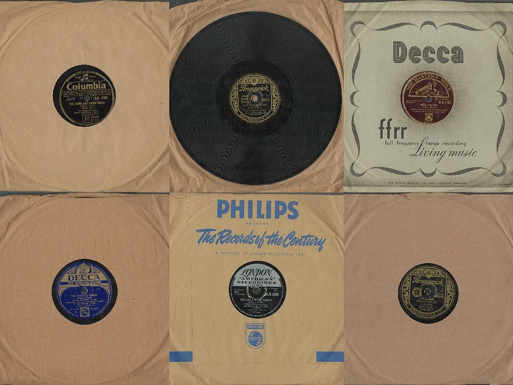 Lot 360: Vintage 10 inch Vinyl Record collection includes, Columbia...