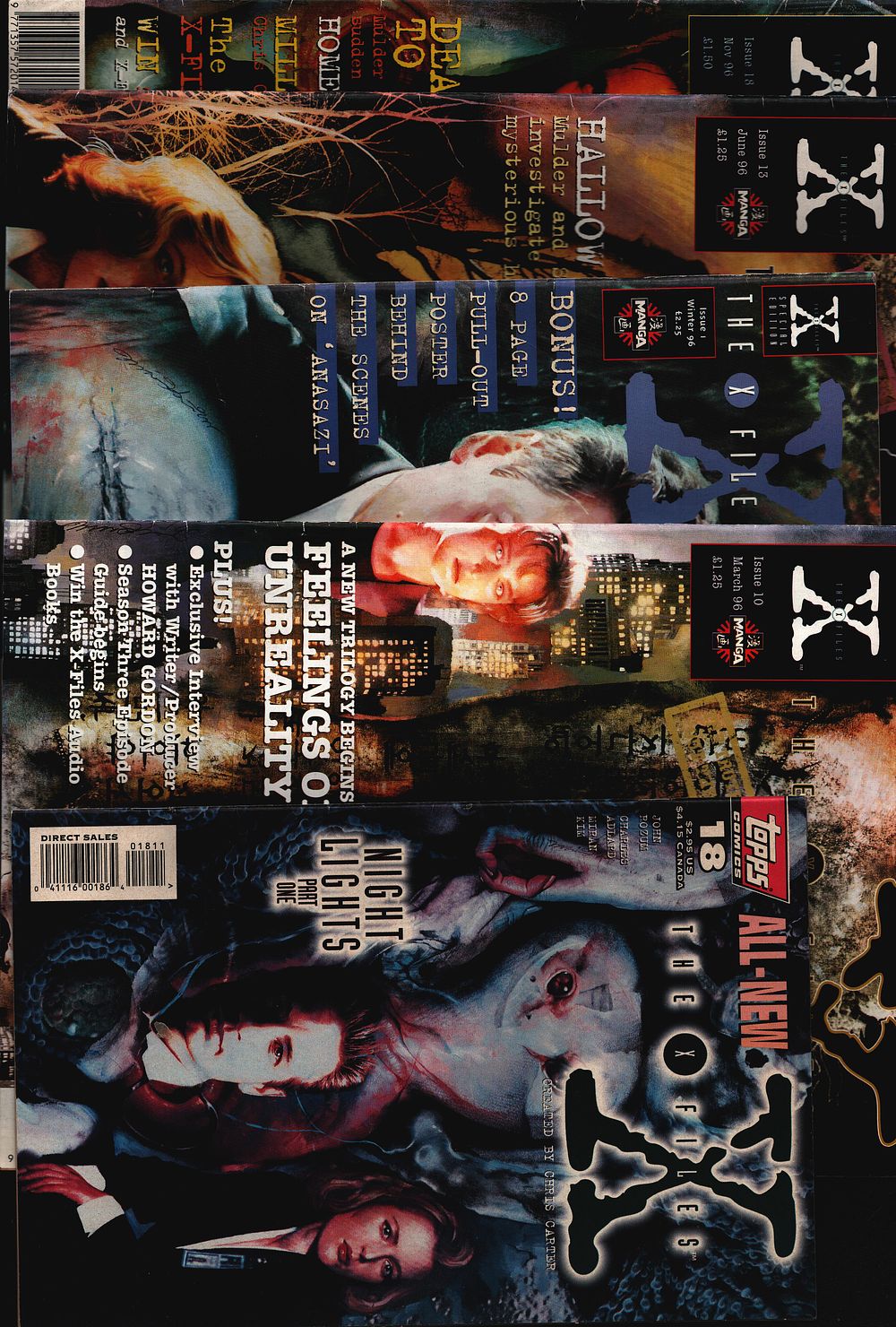 Lot 383: The X Files Magazines, includes Issue 1 Winter...