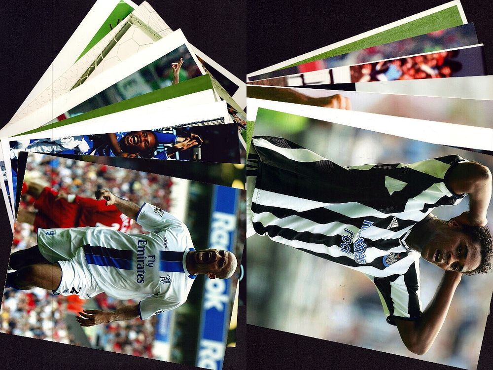 Lot 393: Collection of unsigned football players and clubs, including...