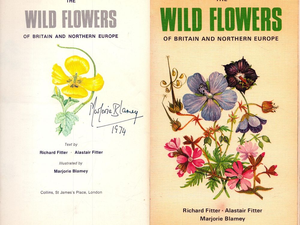 Lot 451: Marjorie Blamey signed The Wild Flowers of Britian...
