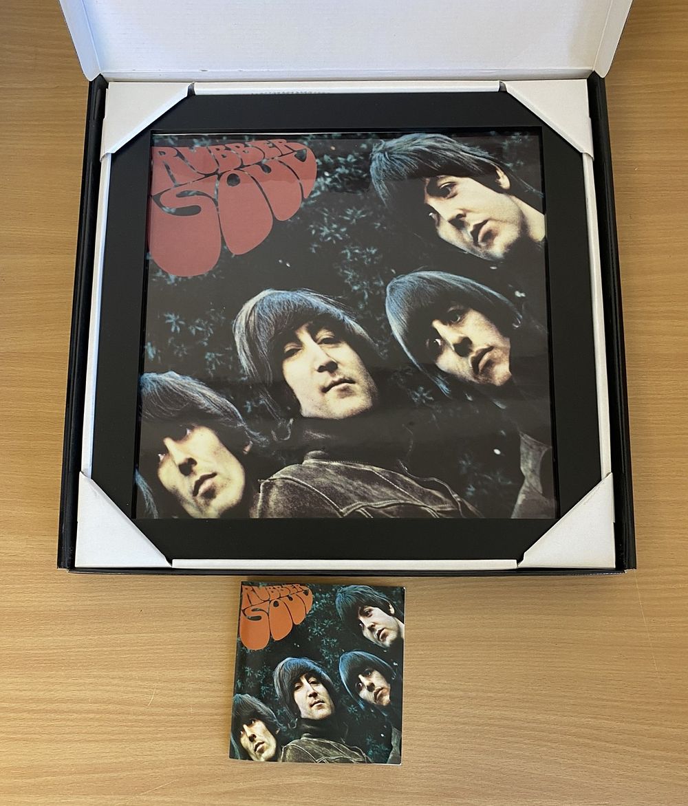 Lot 301: The Beatles framed image of Rubber Soul, No...