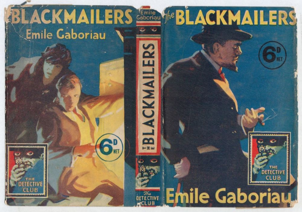 Lot 540: Dust Wrapper Only of Emile Gaboriau The Blackmailers....