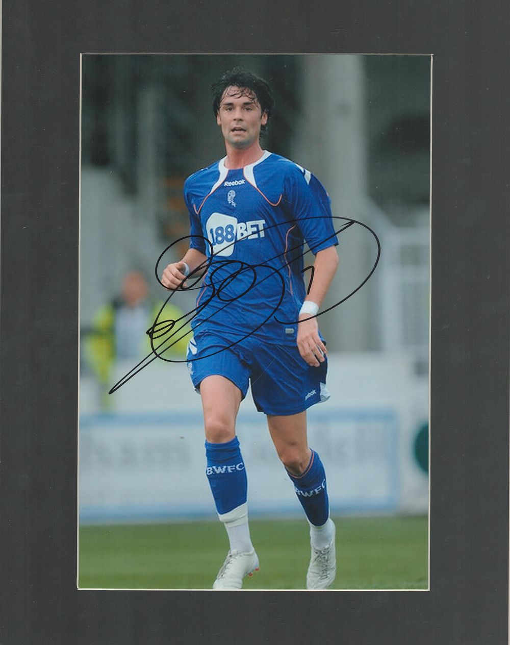 Lot 466: Football Chris Eagles signed 14x11inch Bolton Wanderers mounted...