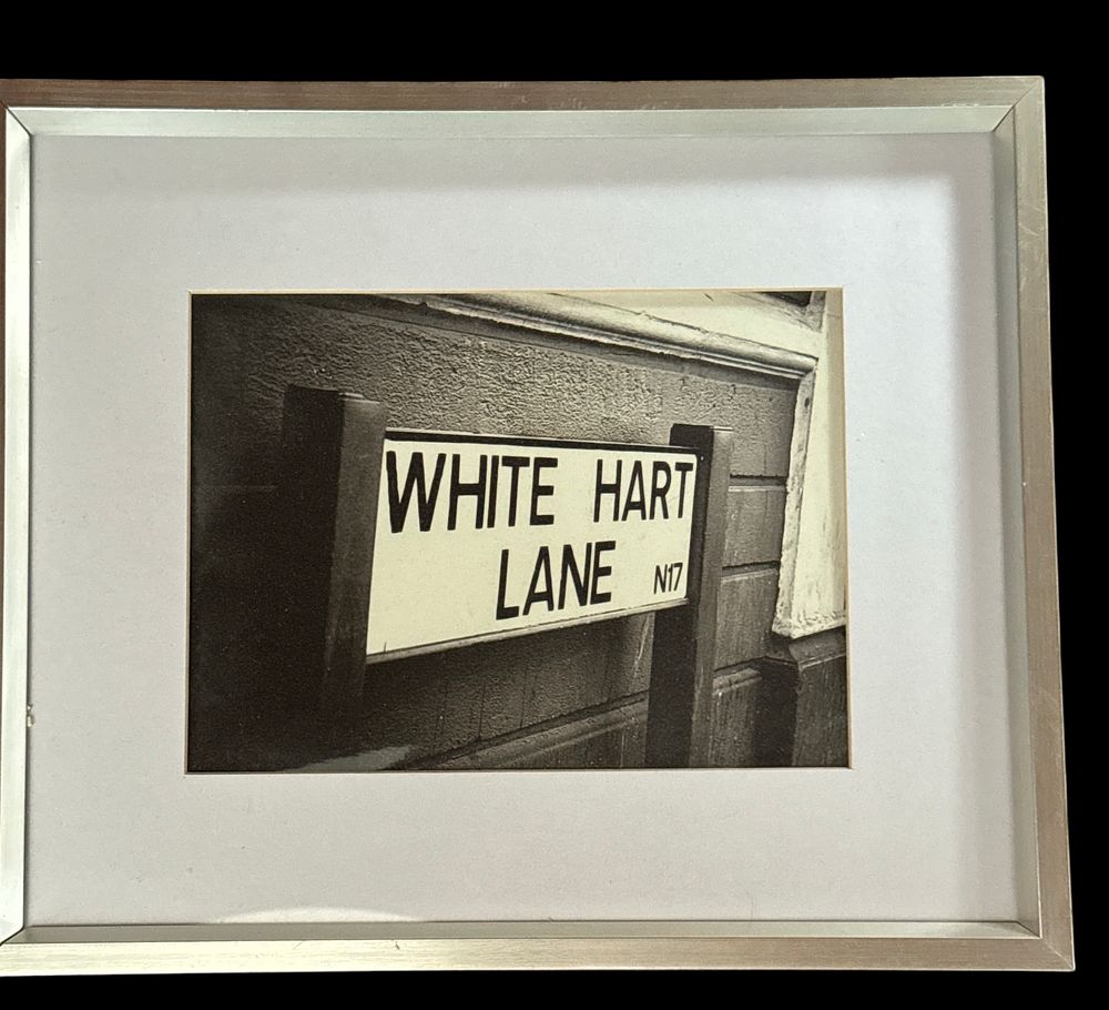 Lot 488: White Heart Lane in Tottenham black and white...