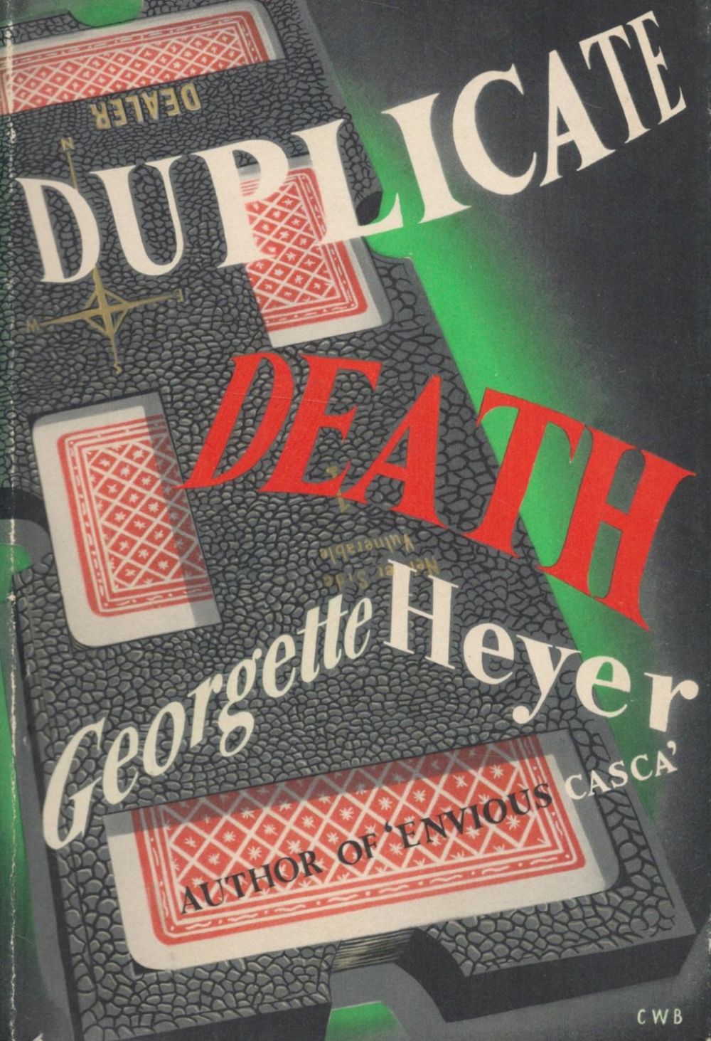 Lot 560: Georgette Heyer Duplicate Death Fine with complete Dust...