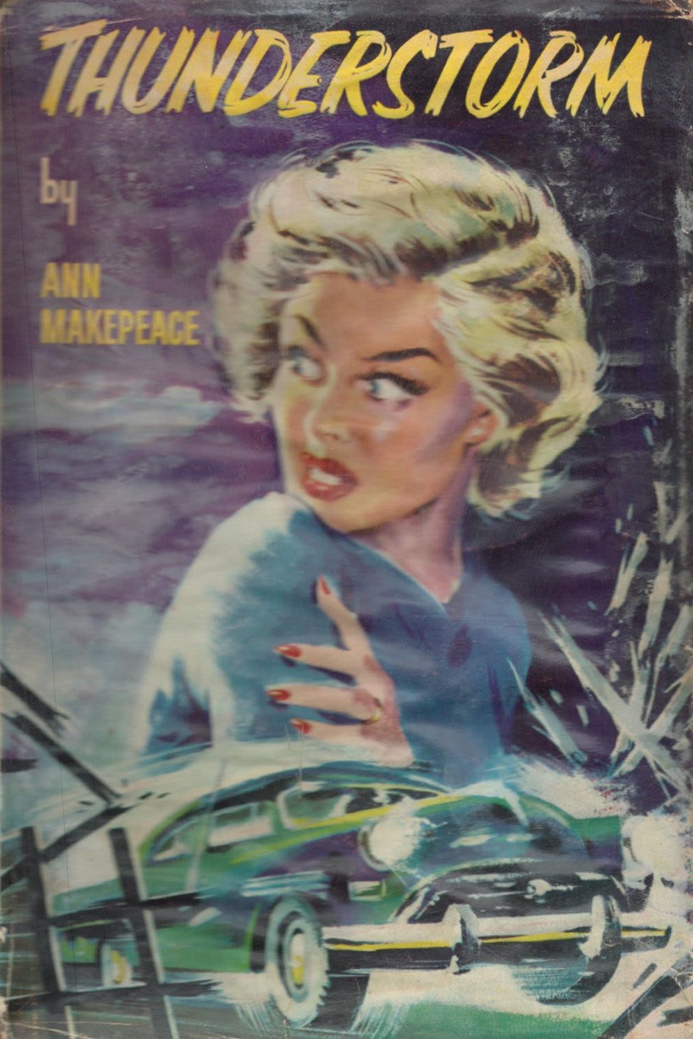 Lot 676: Ann Makepeace Thunderstorm with complete Dust Jacket, Wrapper...