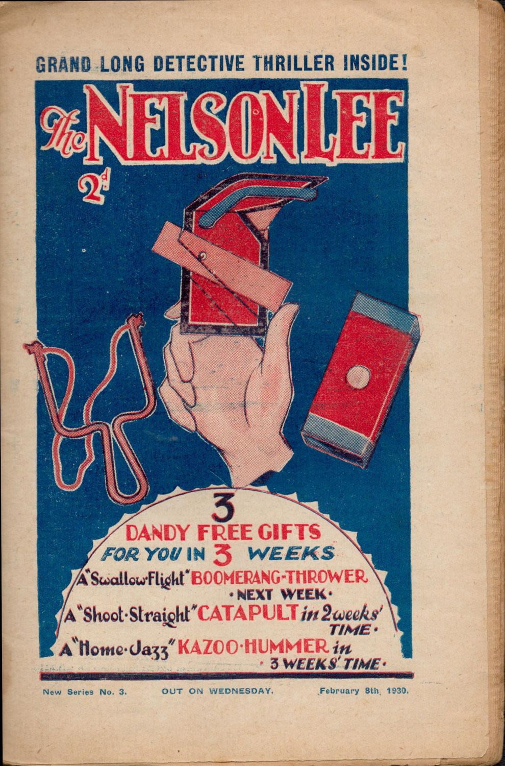 Lot 721: Nelson Lee. February 8th 1930 Magazine contains the...