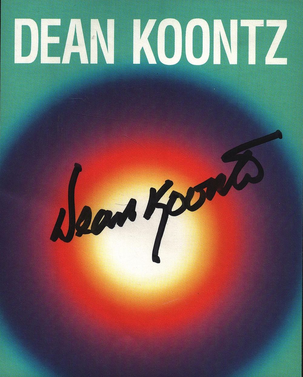 Lot 154: DEAN KOONTZ Author signed Sol Survivor Photo .