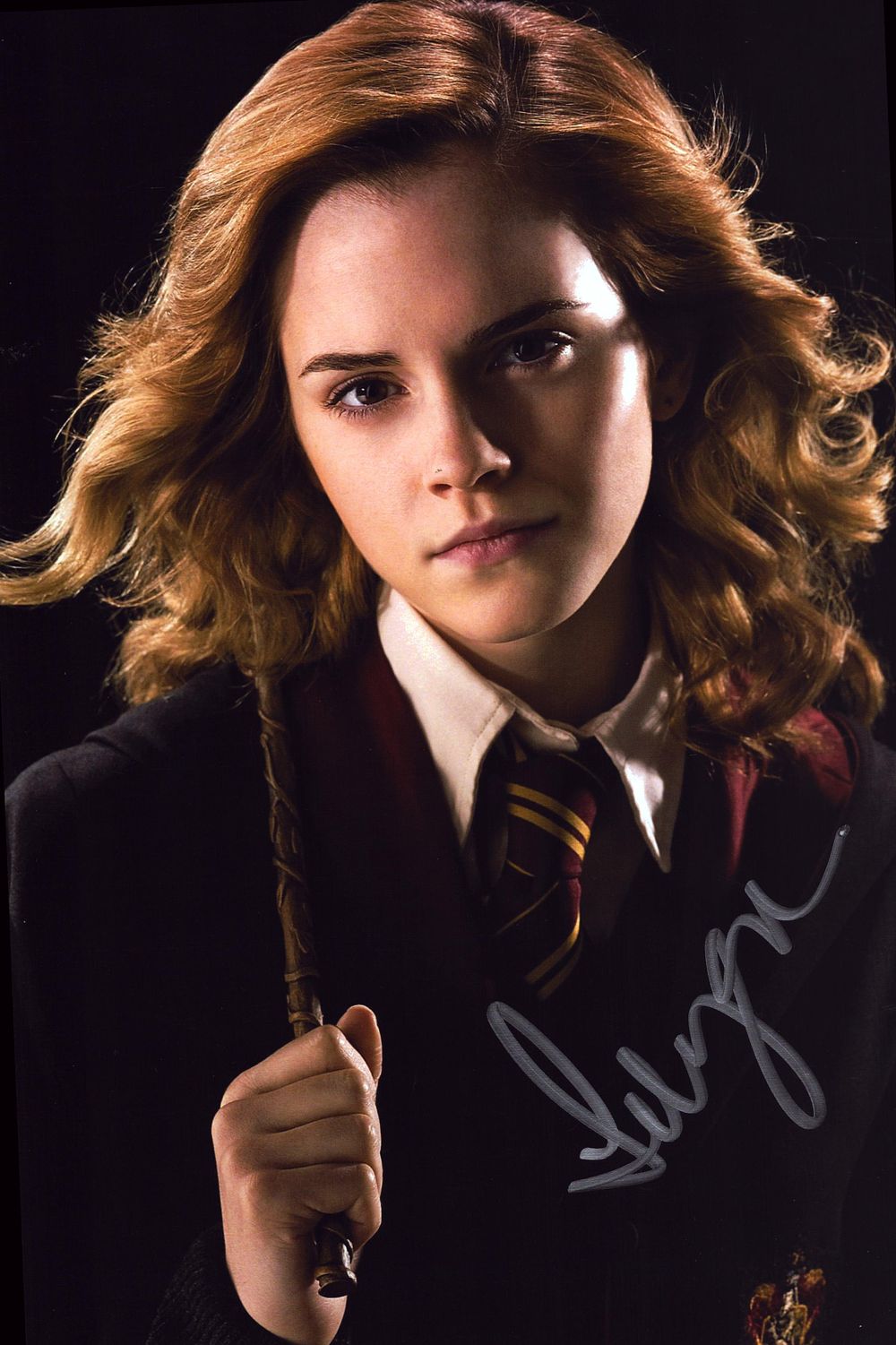 Lot 160: EMMA WATSON Actress signed Harry Potter 8x12 Photo...
