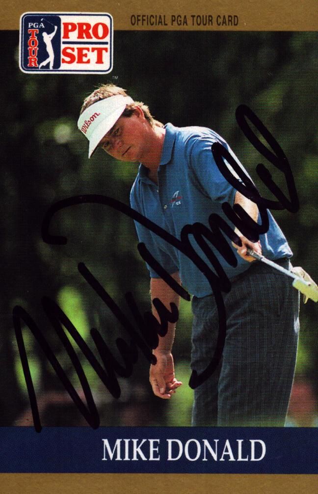 Lot 167: MIKE DONALD signed Golf 1990 PGA Pro Set...