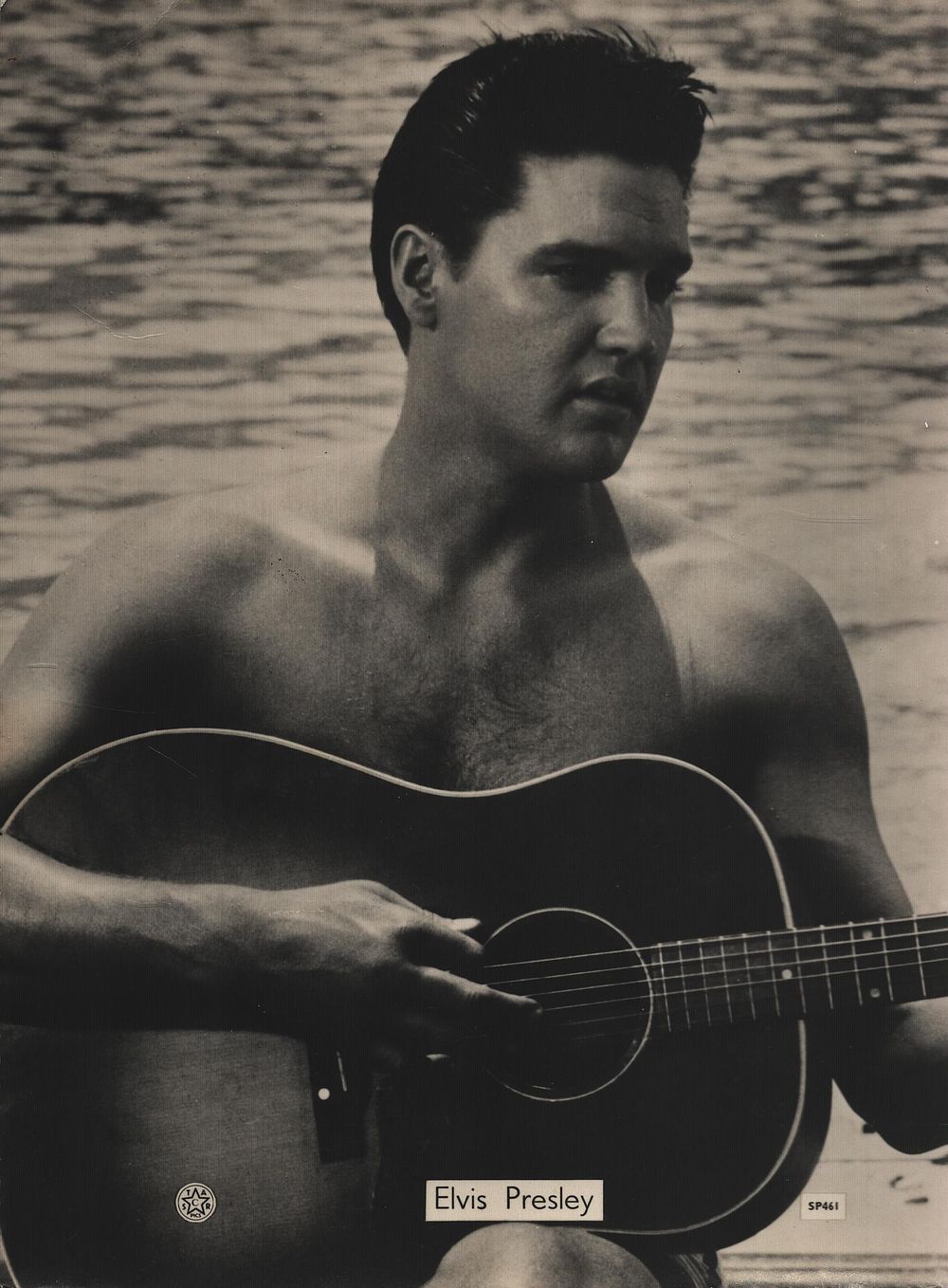 Lot 217: Elvis Presley Rare 1950's/60's promo black & white...