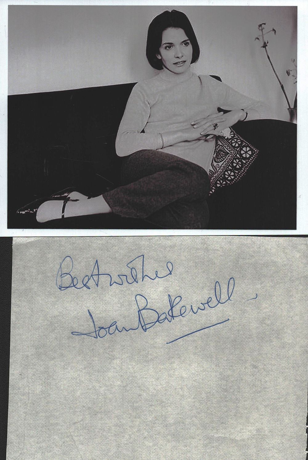 Lot 291: Joan Bakewell signed 5x4 inch Album page includes...