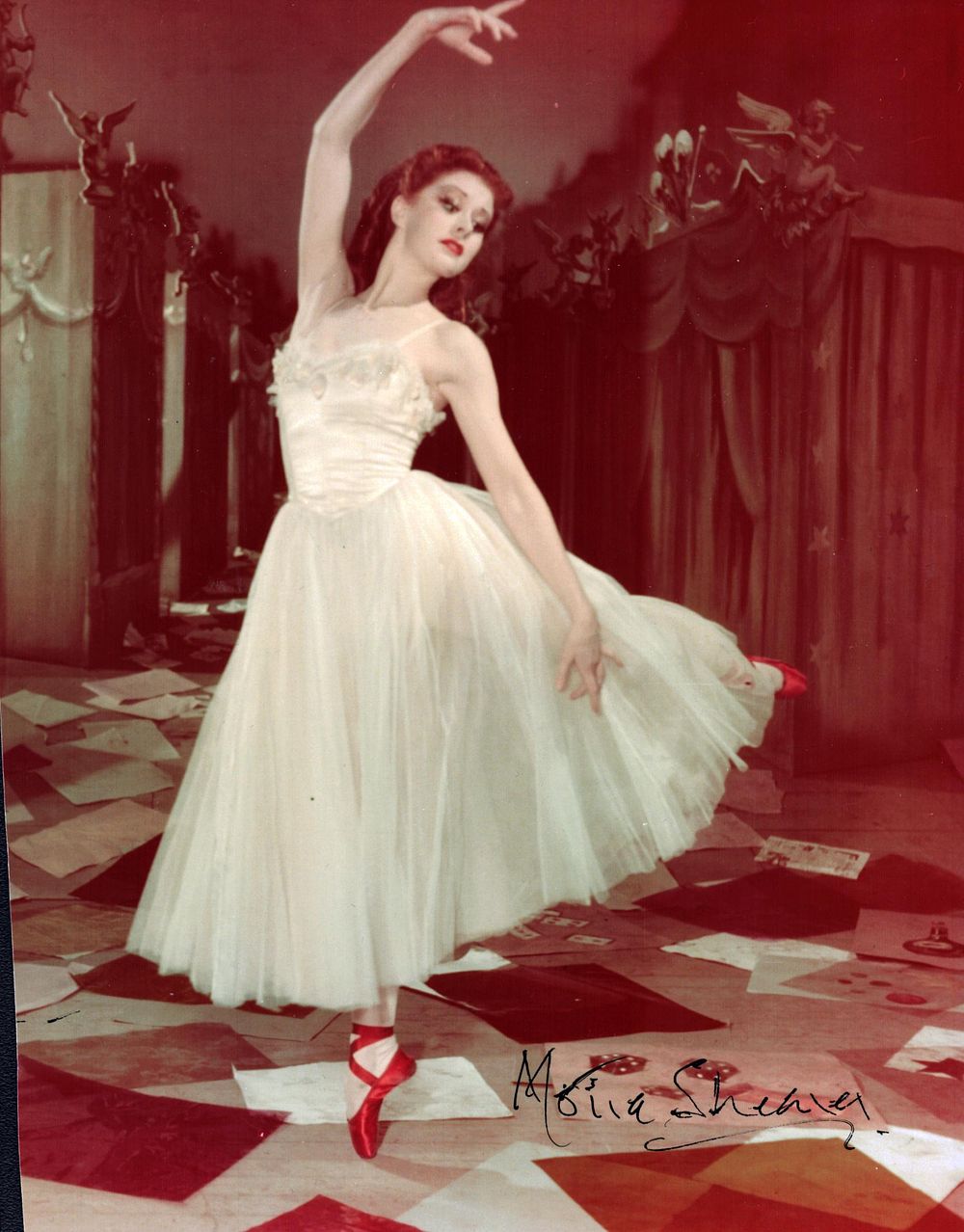 Lot 340: Moira Shearer signed 8x6inch colour photo. Ballet.