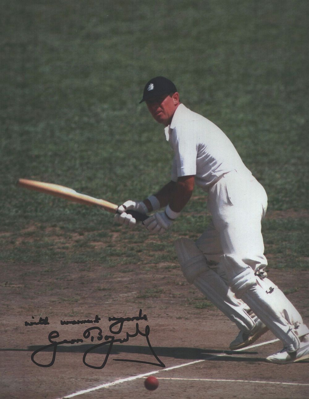 Lot 341: Geoff Boycott signed 10x8inch colour photo.