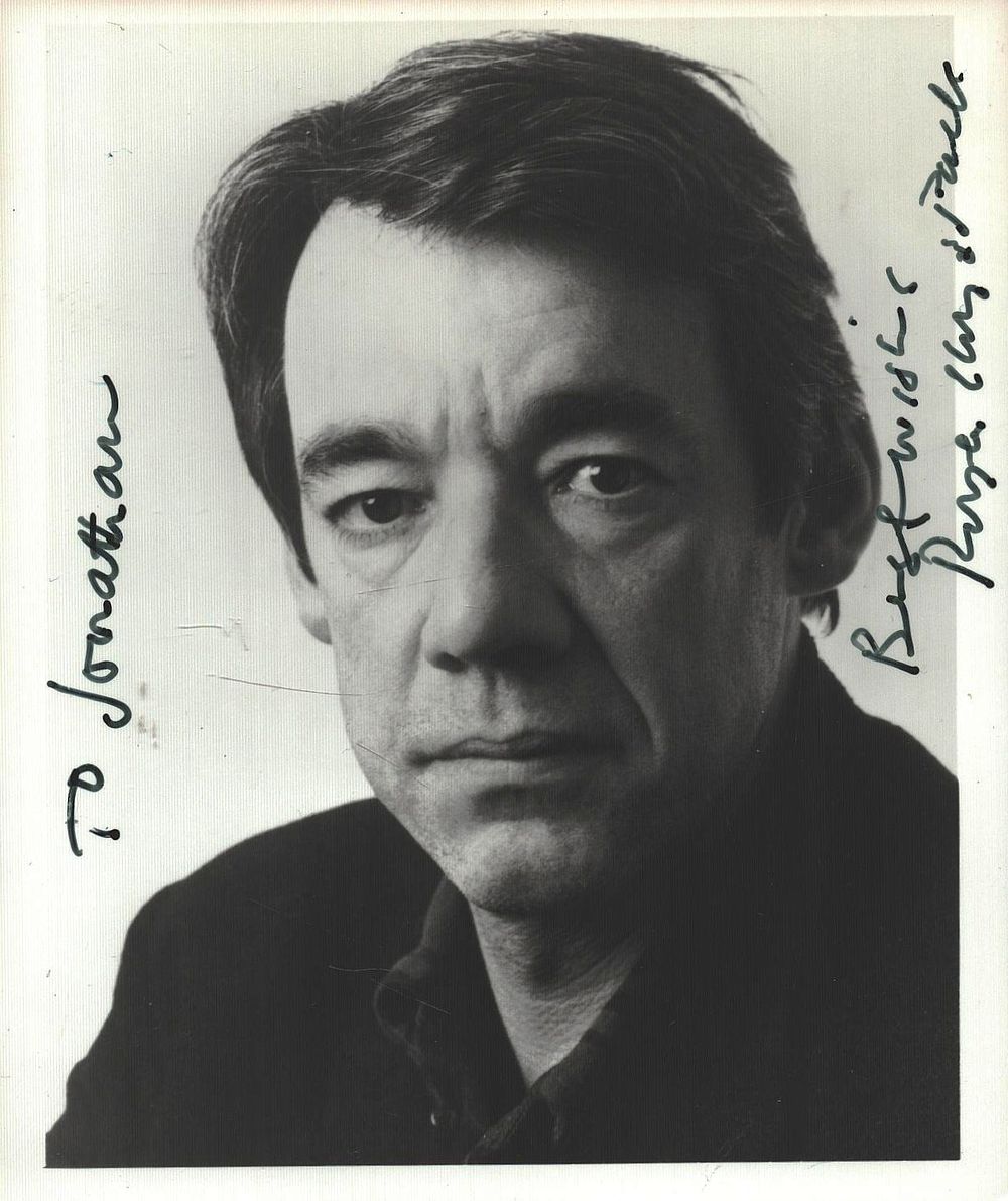 Lot 345: Roger Lloyd Pack signed 5x4inch black and white...