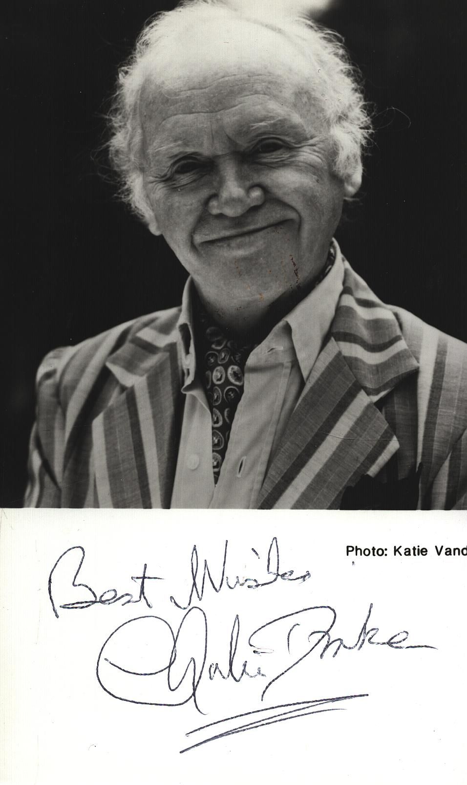 Lot 376: Charlie Drake signed 6x4inch black and white photo.