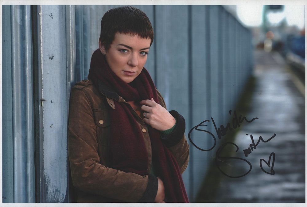 Lot 441: Sheridan Smith signed 12x8inch colour photo.