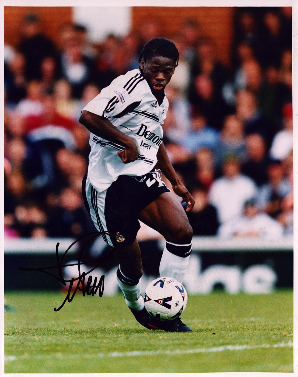 Lot 498: Football Louis Saha signed 10x8inch colour photo pictured...