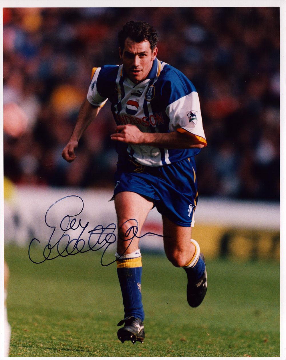 Lot 501: Football Guy Whittingham signed 10x8inch colour photo pictured...