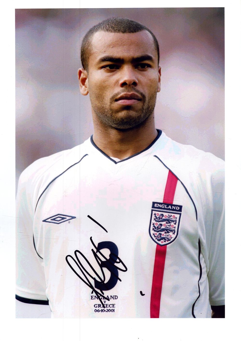 Lot 158: Ahley Cole signed 10x8inch colour photo pictured while...