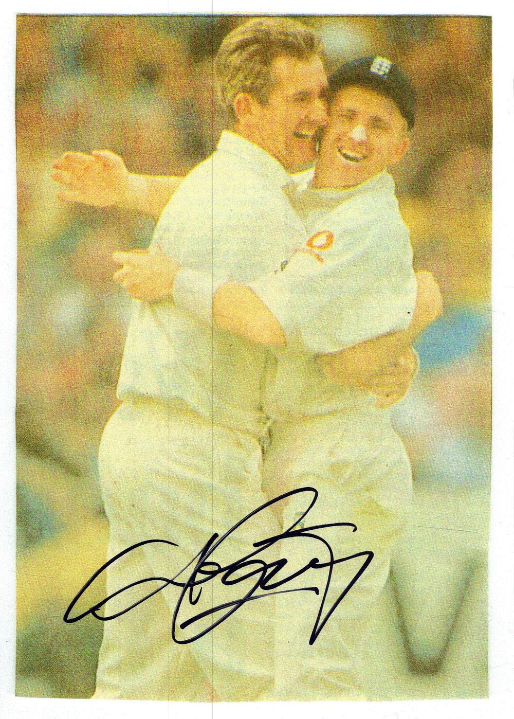 Lot 172: Andrew Caddick signed 8x6inch England Test Match colour...