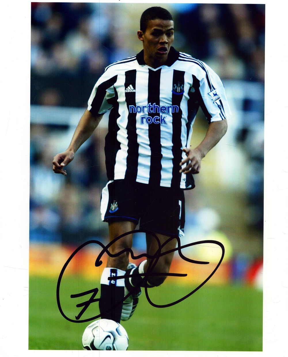 Lot 228: Jermaine Jenas signed 10x8inch colour photo pictured in...