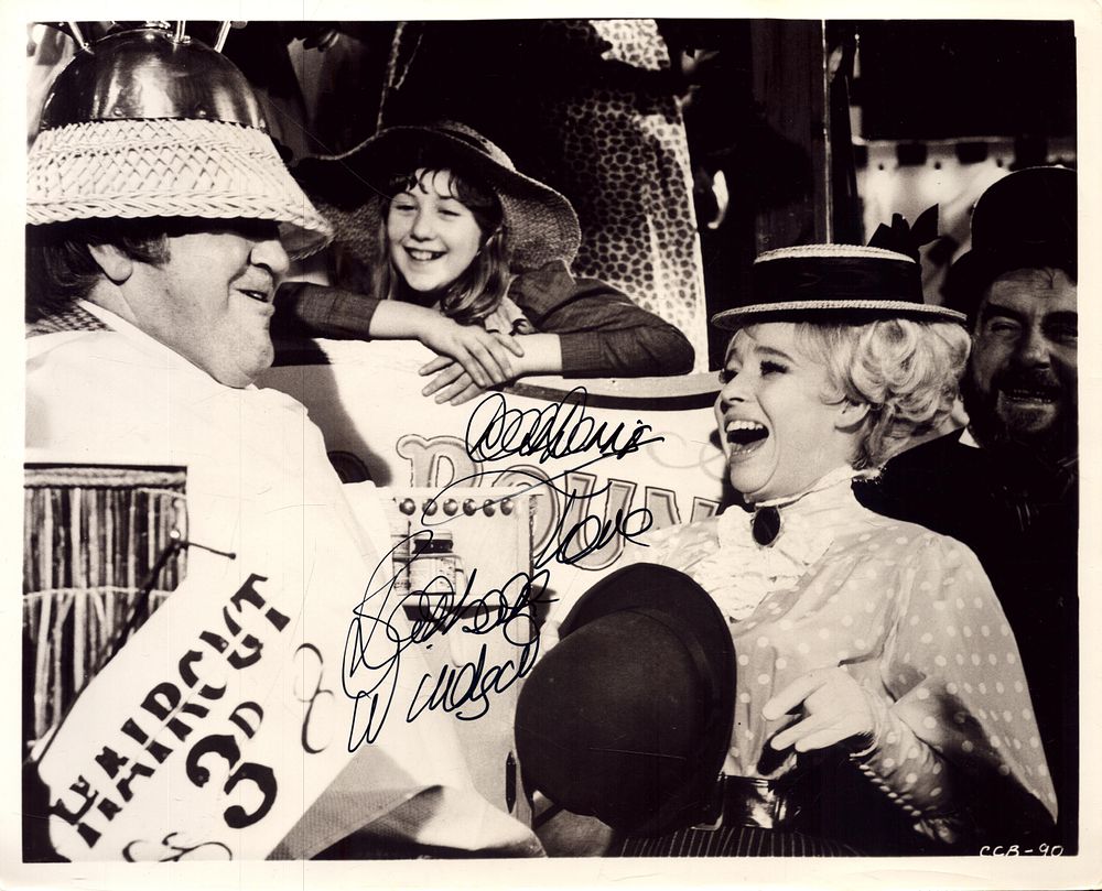 Lot 245: Barbara Windsor signed Chitty Chitty Bang Bang 10x8inch...
