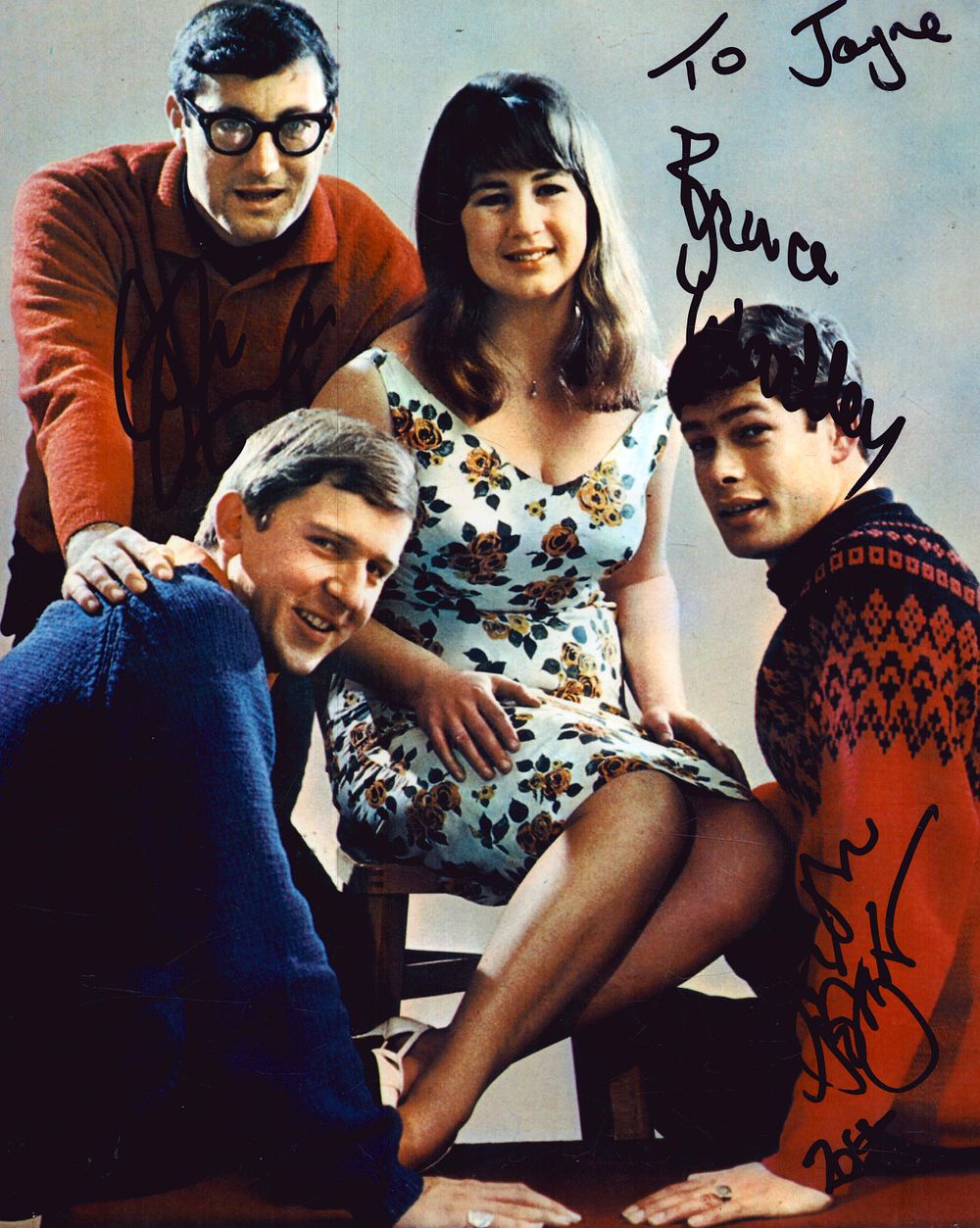 Lot 247: The Seekers multi signed 10x8inch colour photo includes...