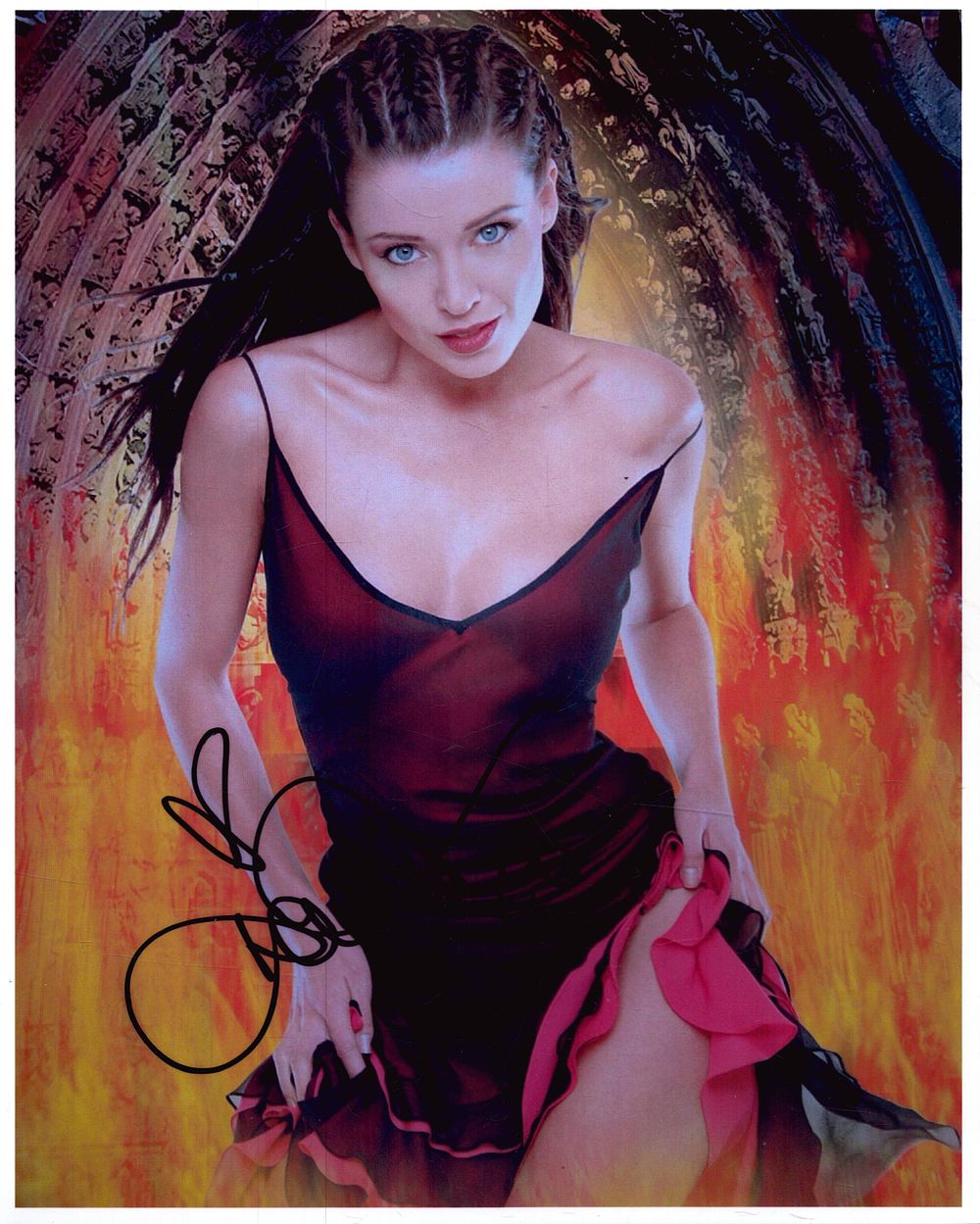Lot 250: Dannii Minogue signed 10x8inch colour photo.