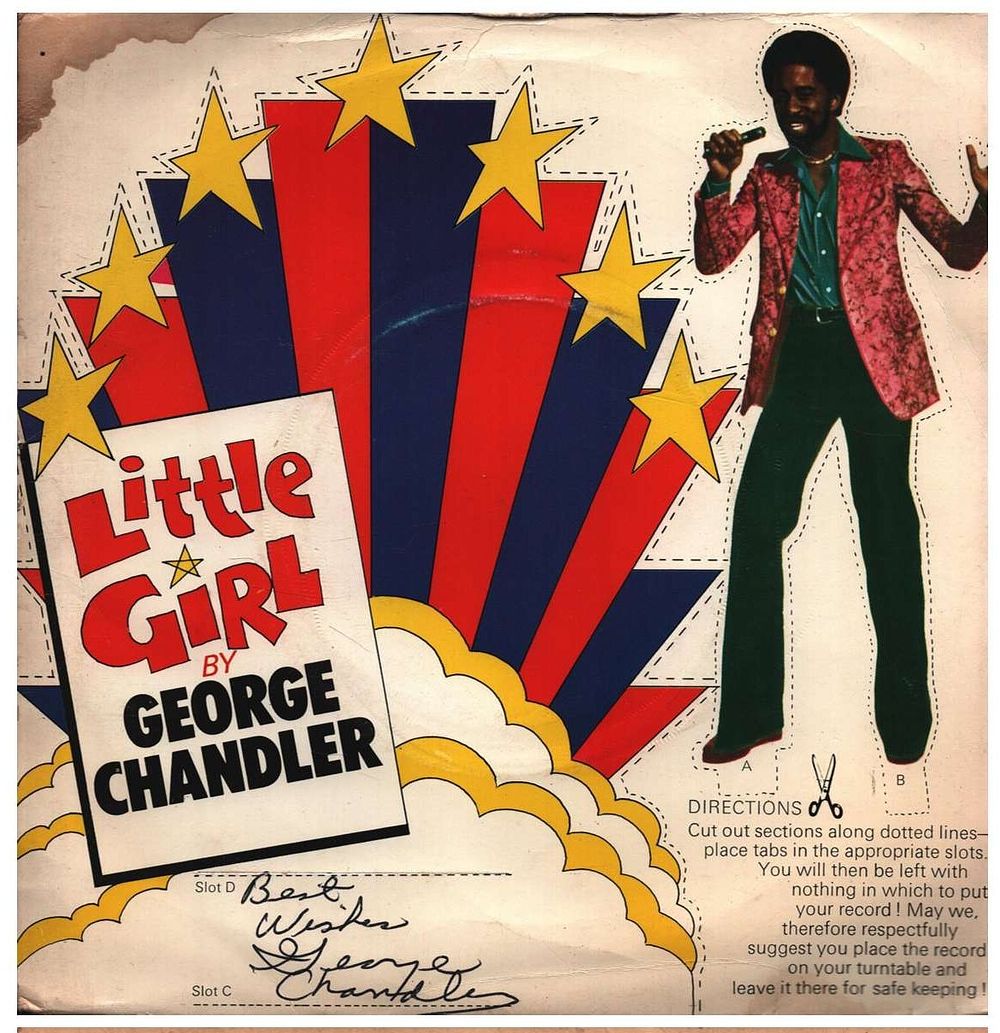 Lot 289: GEORGE CHANDLER Singer Signed 1977 45 Single ‘Little...