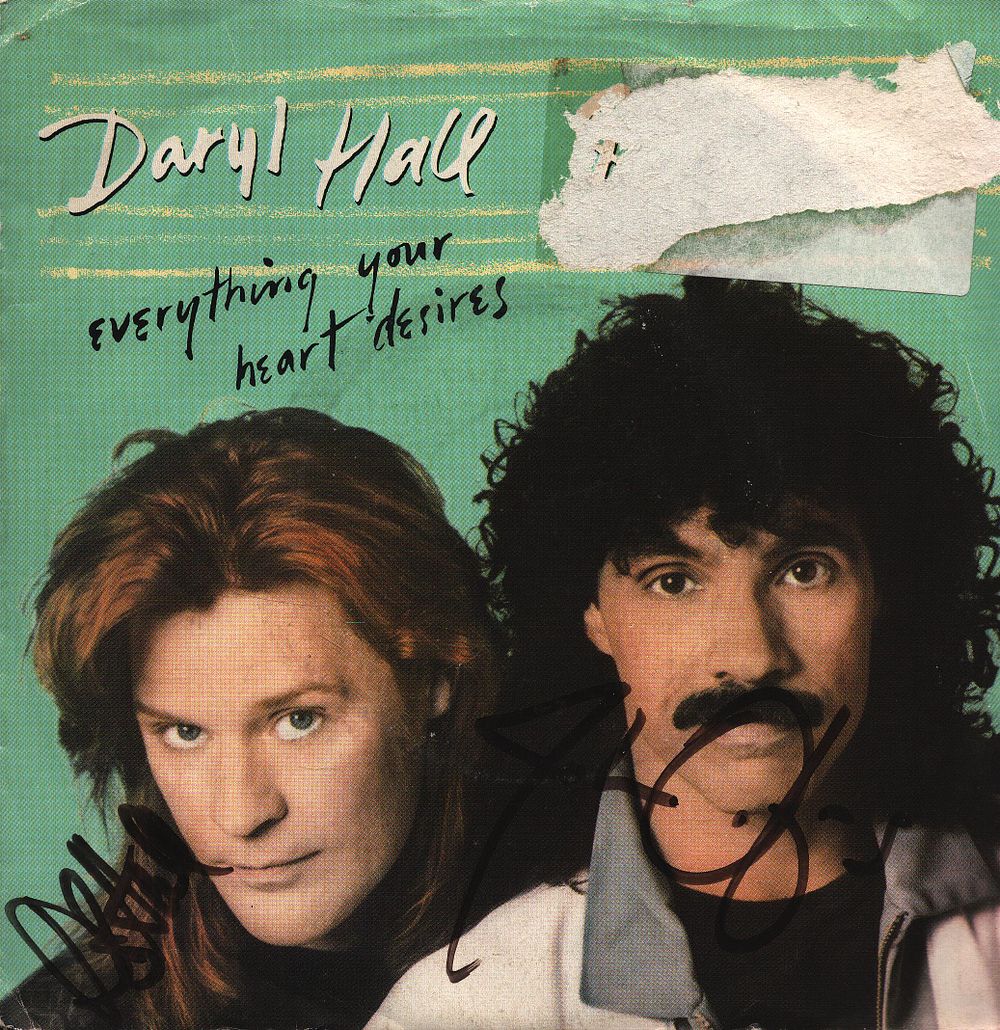 Lot 294: HALL & OATES Singers 1988 45 Single ‘Everything...