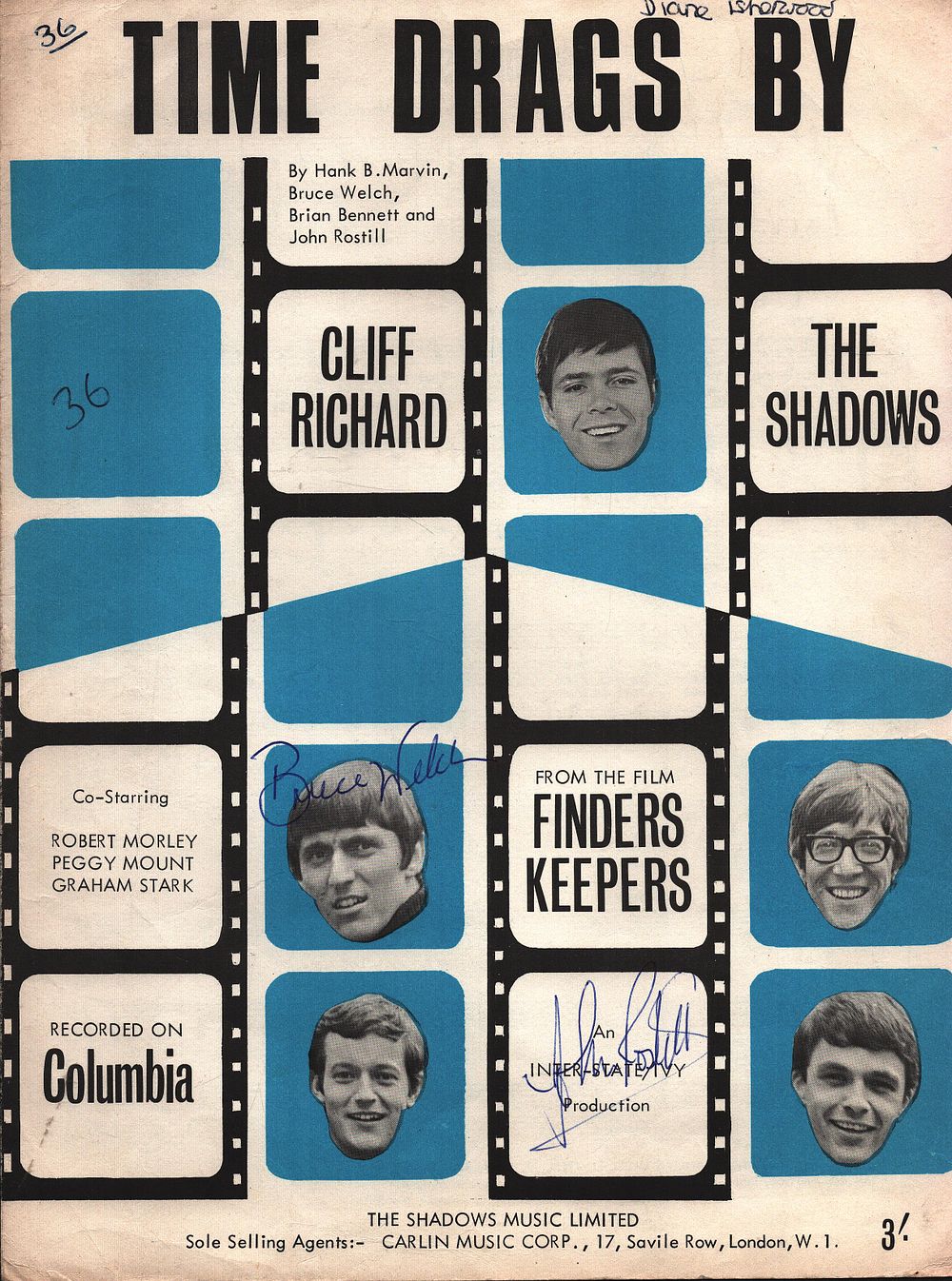 Lot 299: CLIFF RICHARD & THE SHADOWS vintage 1966 ‘Time...