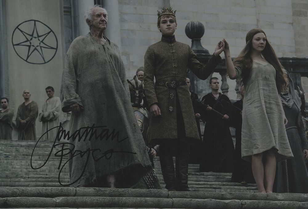Lot 310: JONATHAN PRYCE Actor signed Game of Thrones 8x12...