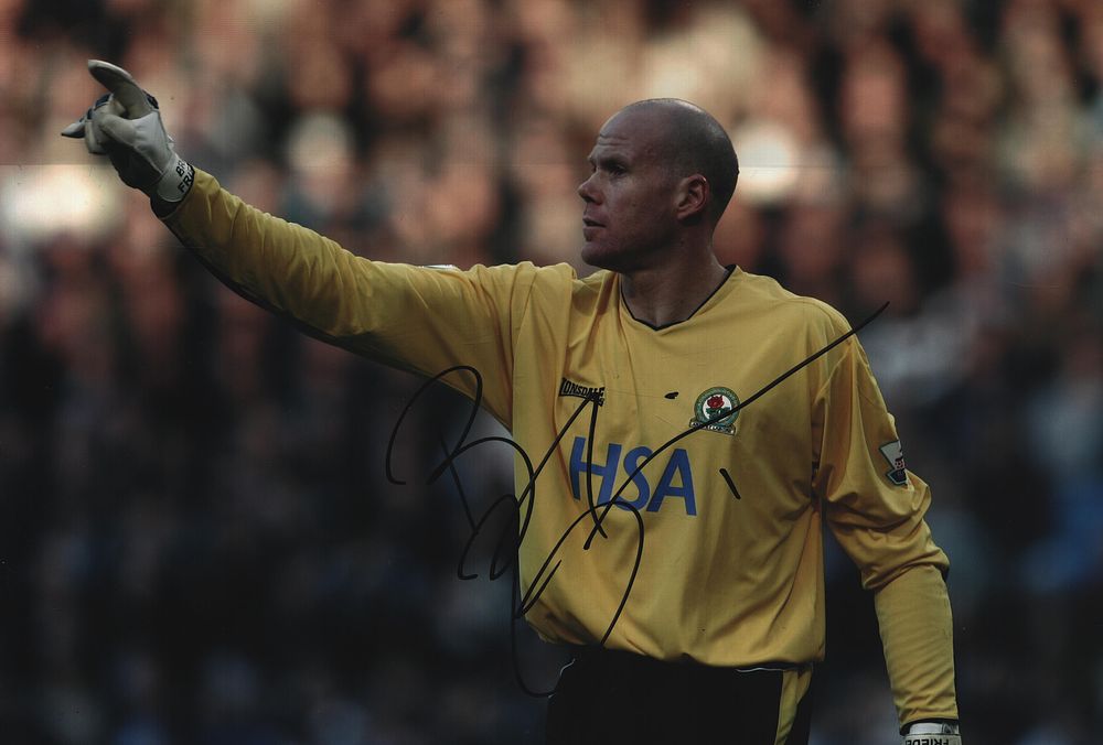 Lot 319: BRAD FRIEDEL signed Blackburn 8x12 Photo .