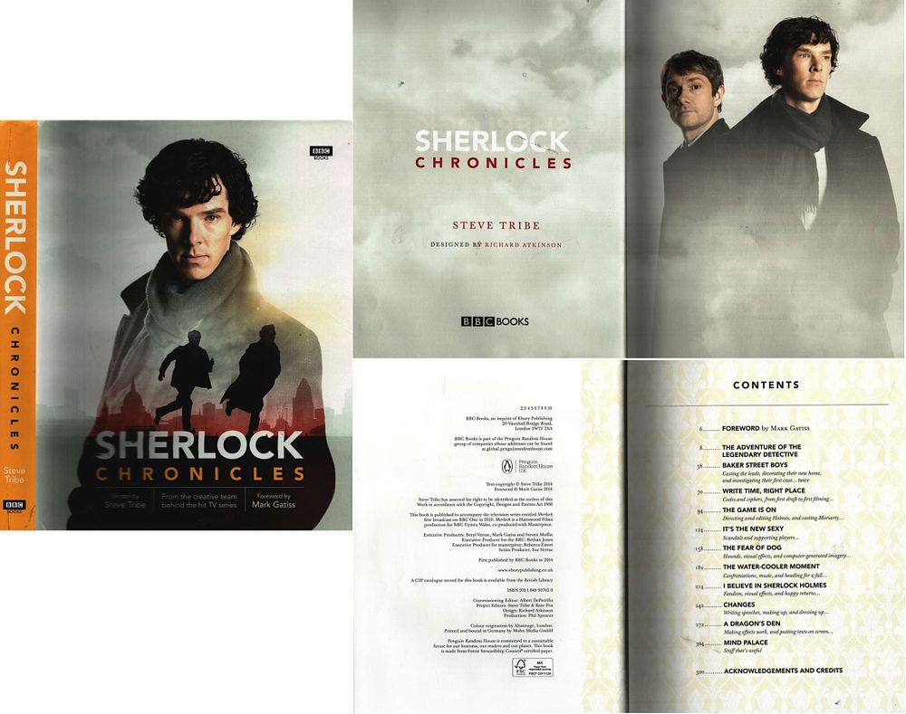 Lot 328: Sherlock Chronicles hardback book unsigned .
