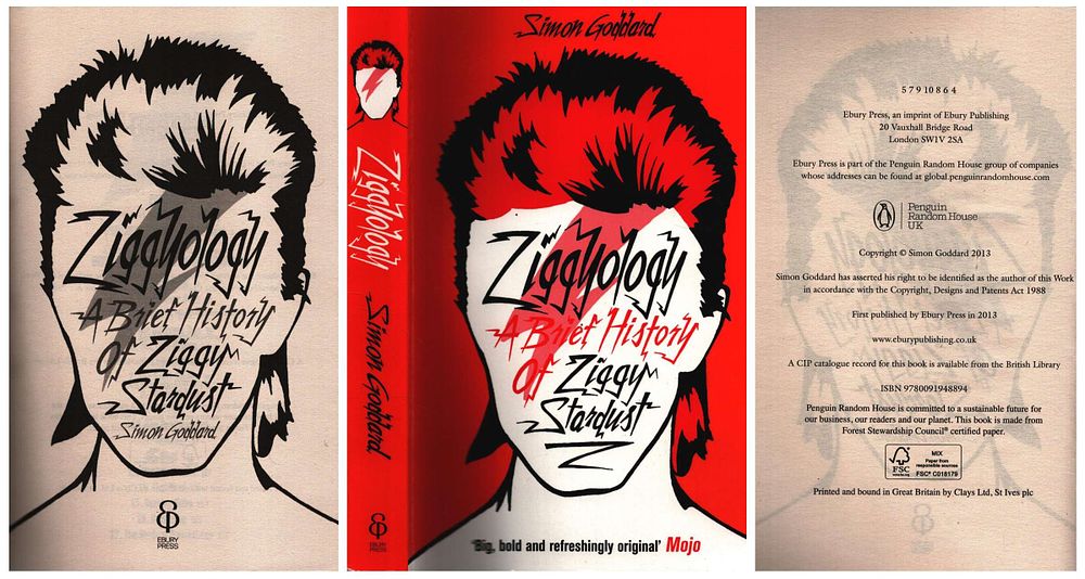 Lot 329: Ziggyology A Brief History of Ziggy Stardust softback...